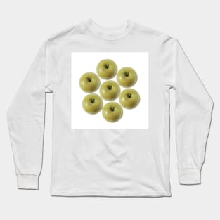 Yellow Apple Circle Long Sleeve T-Shirt